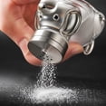 thumbnail image 5 of Guodhu Funny Dog Pepper Shakers Set Glass Body Stainless Steel Lid 4 Adjustable Modes for Salt Pepper Spice(A), 5 of 6