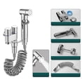 thumbnail image 2 of HLONK Toilet Faucet Splitter 2 Way Toilet Faucet Sprayer Kit 1 In 2 Out Control Two Out Double Control Washing Machine Faucet Toilet Triangle Hand Held Sprayer For Toilet, 2 of 3