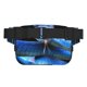 thumbnail image 3 of Fotbe Blue Viper Snake Cangurera Cuadrada con Estampado de Doble Capa, Bolsa de Cintura Ajustable Mini para Hombres y Mujeres, 3 of 9