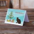 thumbnail image 2 of Burmese 1 Cat Merry Christmas Greeting Cards and Envelopes Pack of 8, 2 of 2