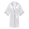 thumbnail image 4 of JOANKDMI Girls Satin Robe Silky Kimono Bathrobe for Kids Sleepwear Soft Nightgown Spa Robes with Tie Belt Loungewear Outfits for Flower Girl Wedding Birthday Party Nightwear, 4 of 8