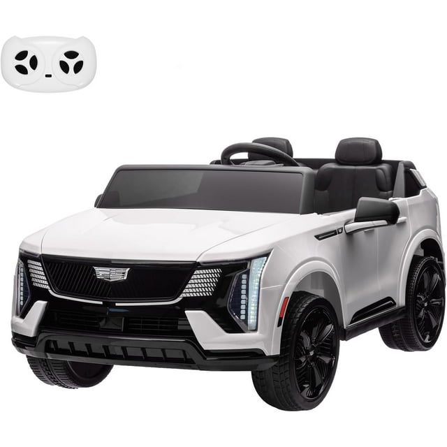 Ourlova 24V 2-Seater Ride-On Car for Kids, Battery Powered Electric Ride-On Truck with 2.4G Remote Control, Full Suspension, Music, LED Lights