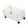 thumbnail image 2 of jifeng Mesh Rolling File Cart with Wheels Rolling Organizer for Handbag Toys Office 38x30x30cm, 2 of 9