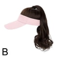 thumbnail image 6 of SharkTRUE Hat Wig for Women, NEW Baseball Wig with Curly Synthetic Hair Extensions Ponytail Wig Sun Hat with Hair, 6 of 10