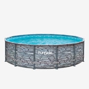 Funsicle 14 ft Oasis Designer Pool - Stone Slate