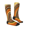 thumbnail image 4 of Lsque Colorful Swirl Printed Crew Socks Men's Women's LightWeight Thin Casual Calf Socks ,Knee High Socks,Cotton Socks, 4 of 9