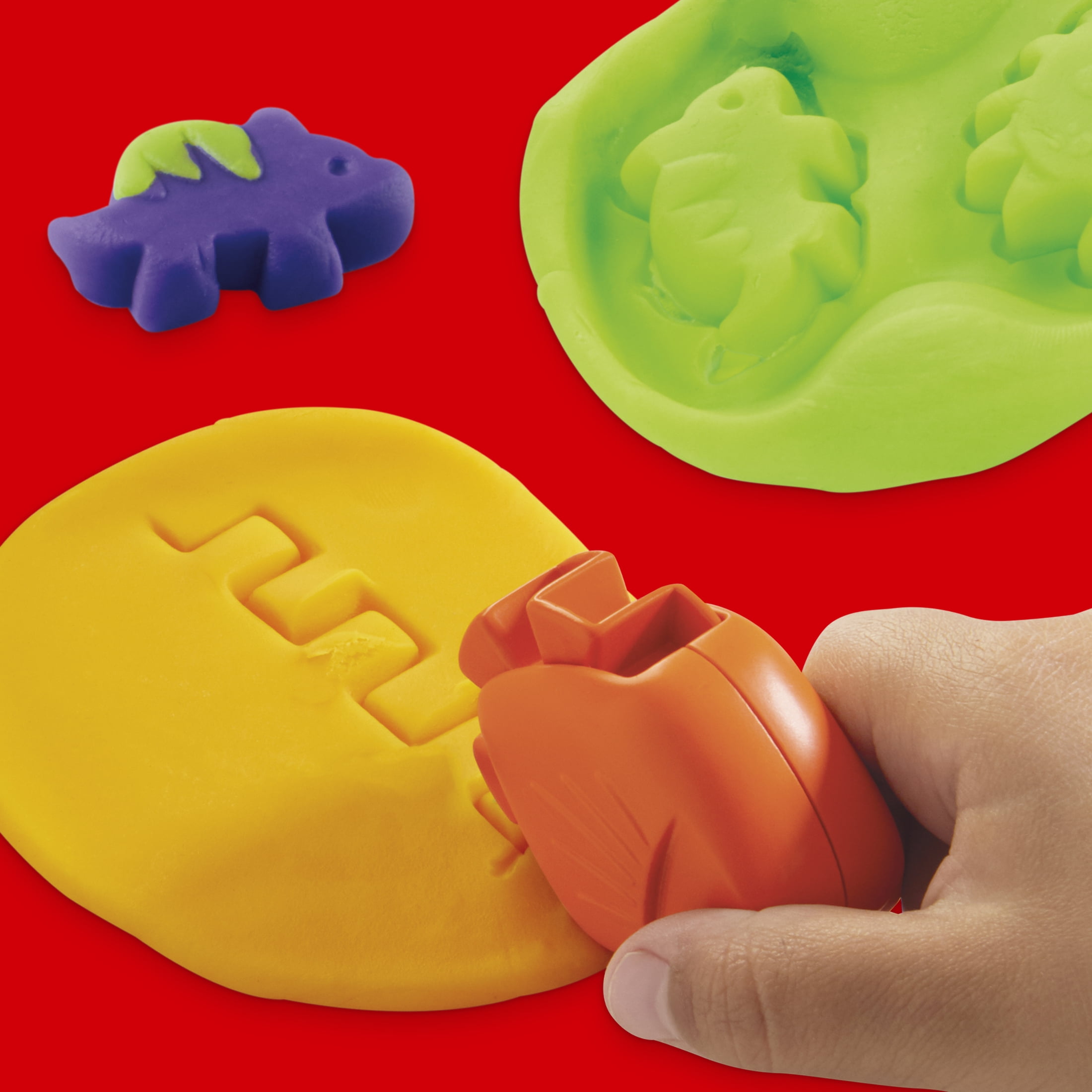 Play-Doh Shapes & Colors Dinosaur Play Doughs, Multicolor, 2 oz, Ages 2+