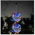 thumbnail image 3 of 1 pieza de luz solar de mariposa de dos bolas para exteriores, luz colgante LED para decoración de jardín, luz colgante trenzada de metal resistente al agua para paso de patio JAMW Sencillez, 3 of 5