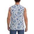 thumbnail image 4 of Balery Rabbit And Butterfly Camisetas sin mangas para hombre, absorbe la humedad y protege contra el mal olor.-Small, 4 of 7