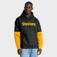 thumbnail image 2 of Men's Fanatics Black Pittsburgh Steelers Helmet Pullover Hoodie, 2 of 7