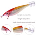 thumbnail image 2 of Octopus Hooks Lure 10cm 10g Luminous Octopus Bait Tackle (Red Head Gold Body), 2 of 3