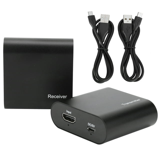 Cable de extensión de red única, transmisor y receptor HDMI, 60M, 4,5 Gbps