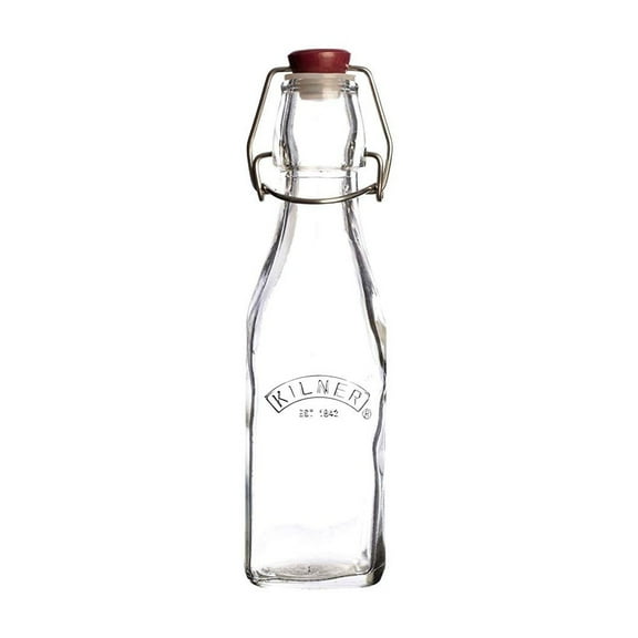 Kilner Square Swing Top Glass Bottle | 8.25 oz