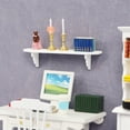 thumbnail image 6 of Zhaomeidaxi 2PCS Simulation Wall Shelf Wall Shelf Miniature Wooden Shelves Accessory Wall Shelf for Kitchen Scene, 6 of 9