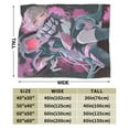 thumbnail image 3 of My Hero Academia Himiko Toga Bed Blanket Air Conditioner Quilt Ultra Soft Flannel Blanket All Season Fuzzy Blanket Reversible Fluffy Plush Blanket 80"X60", 3 of 8