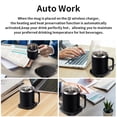 thumbnail image 3 of cup warmer,In 1 Coffee And Lid 55℃/131℉ Temperature 10.5oz Layer 304 Stainless Steel With Cup And Cup And Lid Layer 304 Stainless 2 In 1 55℃/131℉ Constant Temperature 1 Coffee Warmer 10.5oz Layer 304, 3 of 6