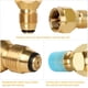 thumbnail image 3 of Riwesomey Adaptador de recarga de latón para cilindro de Camping, 2 piezas, acoplador de botella de combustible de cocina salvaje, conector de Artesanía Riwesomey TO010120-00B, 3 of 6