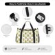 thumbnail image 4 of Balery Avocado Playing Music Bolsa de Gimnasio para Mujeres, Bolsa de Viaje con Bolsillo Húmedo, Bolsa de Fin de Semana para Mujeres, Bolsa de Viaje Resistente al Agua, 4 of 7