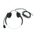 thumbnail image 1 of Corded Phone Headphone, Telephone Headset Noise Cancelling RJ9  Binaural Adjustable  for Call Center Employees Office Workers, 1 of 7