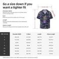 thumbnail image 5 of Goofa Lavender Flowers Printed Men's Casual Short-sleeved Shirt,Lightweight Breathable Button-down,Summer Casual men's top,Versatile Fashion shirt-3X-Large, 5 of 7
