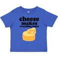 thumbnail image 3 of Inktastic Cheese Makes Everything Better Boys or Girls Toddler T-Shirt, 3 of 5
