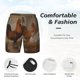 thumbnail image 3 of Fotbe Oil Painting Chicken And Duck Traje de Baño para Hombre – Shorts de Natación de Secado Rápido con Forro y Bolsillos-X-Large, 3 of 6