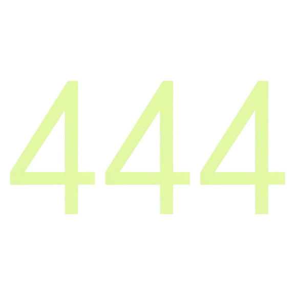Uxcell 3Pack 3" Glow in the Dark Numbers Sticker Wall Ceiling Decor Number "4"