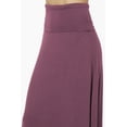 thumbnail image 5 of TheMogan Women's PLUS Casual Draped Jersey Foldable Waist Relaxed Long Maxi Skirt, 5 of 7