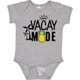 thumbnail image 3 of Inktastic Vacay Mode with Palm Trees Sun and Pineapple Boys or Girls Baby Bodysuit, 3 of 5