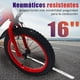 thumbnail image 5 of Bicicleta para Niños R16, con Adjustable Seat Handbrake, Ruedas de Entrenamiento con Luces, Canasta, Termo, Bicicleta con 4 Ruedas de 4 a 8 Años (Rojo), 5 of 8