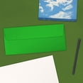 thumbnail image 4 of JAM Paper No. 10 Envelopes, 4 1/8 in x 9 1/2 in, Green, 25/Pack, 4 of 4