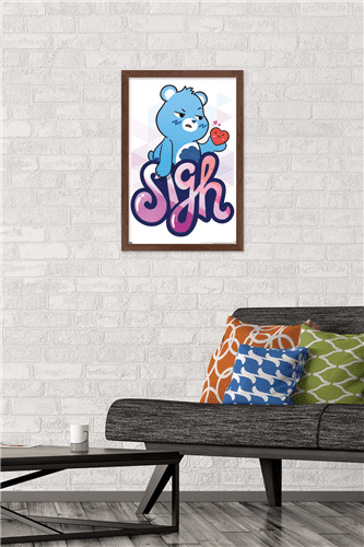Care Bears: Unlock The Magic - Sigh Wall Poster, 14.725" x 22.375" Framed