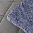 thumbnail image 5 of JML Sherpa Fleece Borrego Blanket 3 Pieces,King 79" x 91",Thick Warm Blanket,Grey,6.5lb, 5 of 5