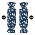 thumbnail image 2 of Salouo Daisies Flowers Pattern Cute Bolster Pillow,Cylindrical Pillow Long Pillow for Bed Round Side Pillow for Knee/Leg/Neck ,- Length 24.4" x 9.8" Diameter, 2 of 8