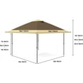 thumbnail image 5 of Wpond 156.70in x 156.70in Outdoor Pop Up Gazebo Tent, Water Resistant, 5 of 6