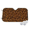 thumbnail image 2 of Picia Cute Squirrel Curved Windshield Sunshade Accordion Folding Style Auto Shade for Car Truck SUV Van Blocks UV Ray Sun Visor Protector -Small, 2 of 7