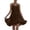 W-Coffee, variant on Womens Dresses Neck Summer A Line Ruffle Sleeveless Flowy Dresses Retro Clothes L Red