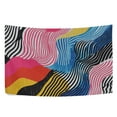 thumbnail image 6 of Yayeee Tapestry Wall Hanging for Bedroom 60" x 40" Living Room Home Wall Art Decor, Stripes Pattern, 6 of 7