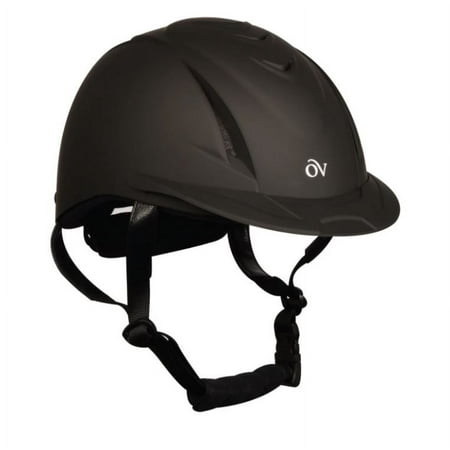 Xx Small Ovation Lightweight Comfortable Deluxe Schooler Helmet Black