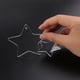 thumbnail image 5 of Llavero de plástico Portátil DIY Pre-perforado Reutilizado de arte transparente Transparente Artesanías Haciendo protección Pintura de película Llavero estrella 7.5 cm 2.5mm seitruly HA012414-29, 5 of 7