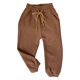 thumbnail image 1 of Odeerbi 3-10 Años Niños Niñas Pantalones de Algodón Entrenamiento Deportivos Jogger Pantalones de Color Sólido Afuera Joggers Lindos, 1 of 4