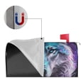thumbnail image 2 of Naloa Purple Sky Wolf Mailbox Covers Magnetic Post Box Cover Post Letter Box Cover Garden Decor-25.5x21 in, 2 of 8