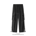 thumbnail image 3 of Pantalones Cargo de estilo americano para hombre, pantalón informal, holgado, con pierna recta, para deportes al aire libre, a la moda, primavera, 3 of 5