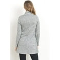 thumbnail image 3 of Shawl Collar Maternity Knit Tunic Sweater, 3 of 3