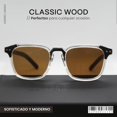 thumbnail image 2 of EUPHORIC99 | Lentes de Sol Hombre - Lentes de Sol Mujer |Accesorios para Hombre y Mujer | Gafas de Sol - Regalos Unisex | Classic Wood, 2 of 7