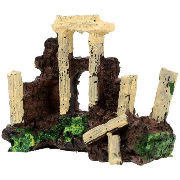 Aquarium Jewelry Tank Castle Decor Decorations Fish Bowl Ornament