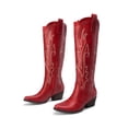 thumbnail image 5 of DREAM PAIRS Womens Knee High Boots Cowboy Cowgirl Pull On Embroidered Western Boots, 5 of 8