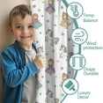 thumbnail image 3 of Blackout Kids Curtains,Princess Unicorn Star Pattern Childrens Insulated Curtains Set Of 2,Bedroom Essentials,Toddler Room Decor 52"x84", 3 of 5
