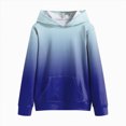 thumbnail image 5 of Staki Hoodies for Teen Girls Oversized Gradient Pullover Sweatshirts Cute Trendy Comfy Y2K Clothes 1-14Y(Dark Blue,1-2 Years), 5 of 6