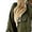 Khaki, variant on Women Utility Zip Up Cargo Jacket Stand Collar Cropped Jackets Long Sleeve Roll Tab Cuff Drawstring Hem Outer Coat with Chest Pockets S-3XL